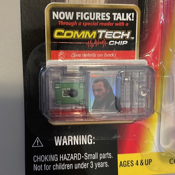 NIB Star Wars Episode 1 Collection 1 Qui-Gonn Jinn (Naboo) Figure with Comm Tech - Picture 4 of 5